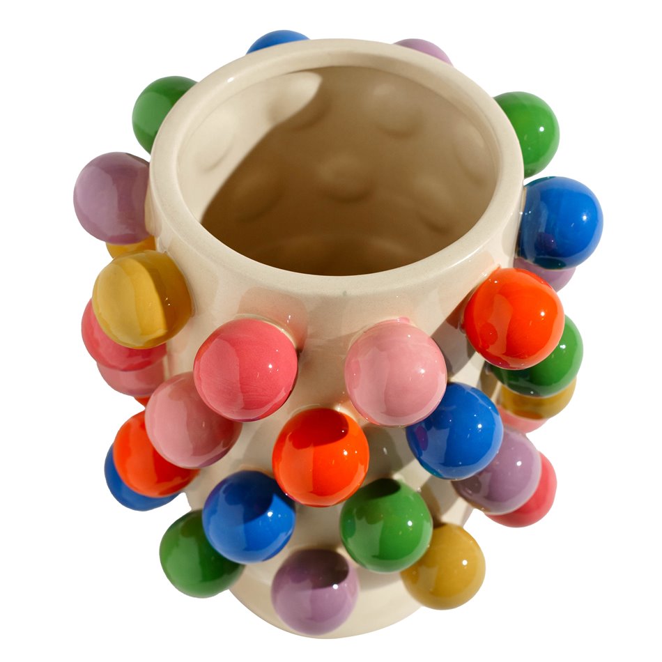 Цветочный горшок Balls, каменная масса, H24cm, D18.7cm