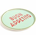 Plate Buon Appetito Mint, D25.5cm