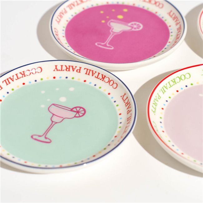 Набор тарелок 4 Twist Match, D9.9cm H1.9cm, комплект из 4 шт.