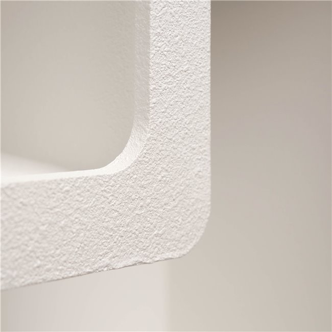 Etagere Soleya, white, MDF, H85x75x30cm