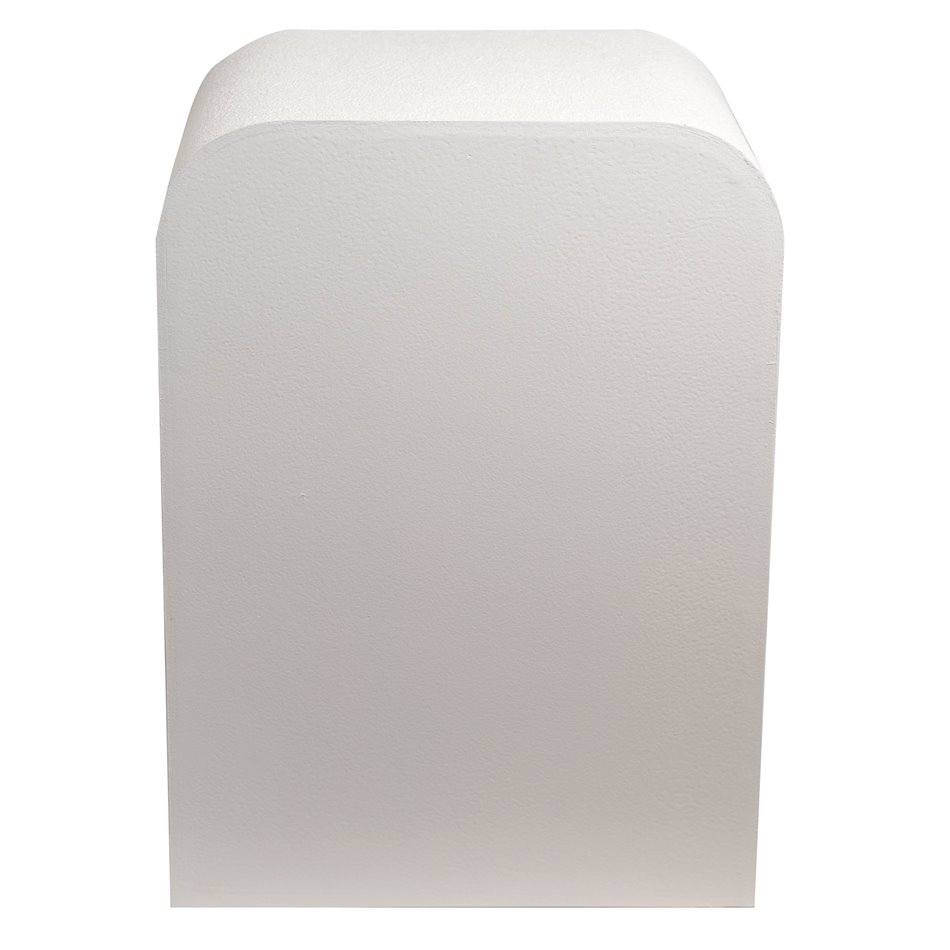 Bedside table Soleya, white, MDF, H55x40x30xcm
