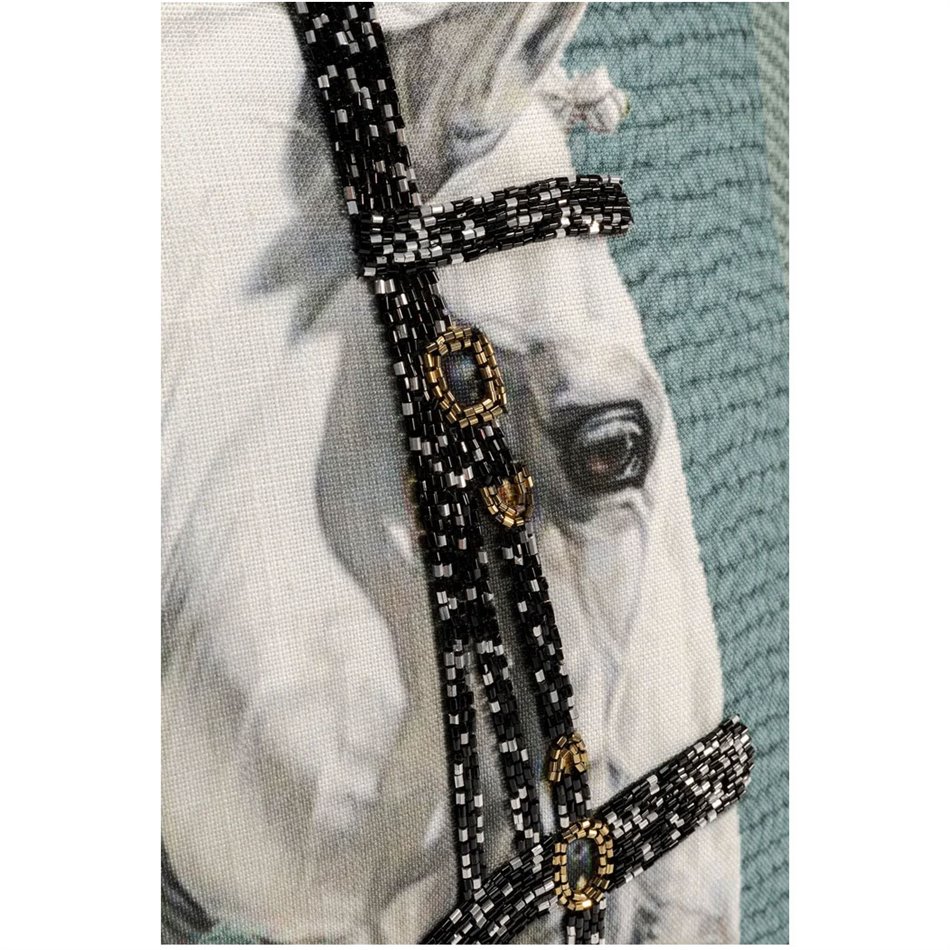 Cushion Show Horse Head, 45x45cm
