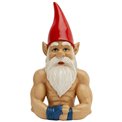 Deco figurine Gnome Muscle, H32x17x11cm