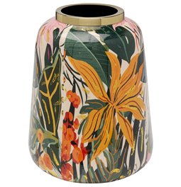 Ваза Jungle, металл, H33cm, D27cm