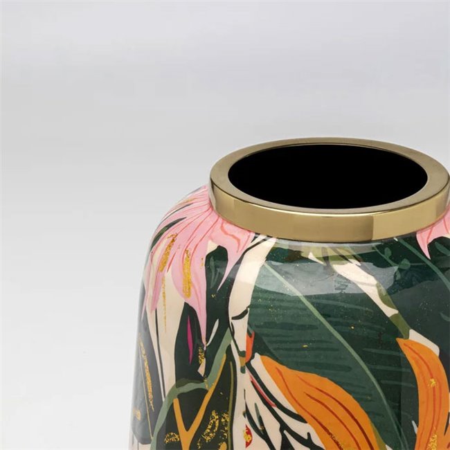 Ваза Jungle, металл, H33cm, D27cm