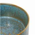 Миска Scratch Blue, коричневый/синий, фарфор, D20.6cm H7.8cm