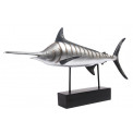 Decor Fish, silver colour, 73.2x9.3x36.7cm