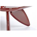 Coffee table Horaya, dark red, MDF, 120x60cm, H36cm 