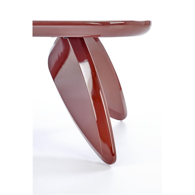Coffee table Horaya, dark red, MDF, 120x60cm, H36cm 