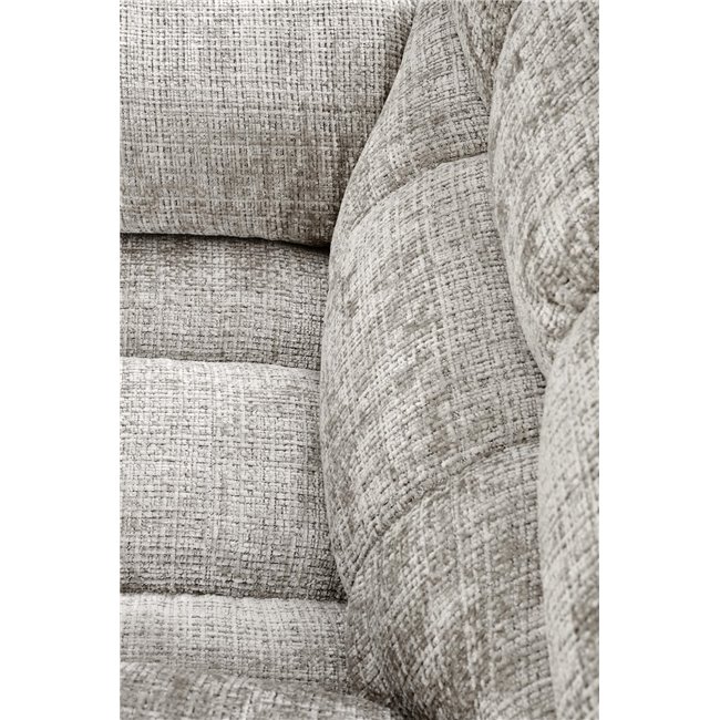 Electric recliner Hamore, grey, polyester/metal/wood, H86-100x105x100-168cm, seat height 50-55cm