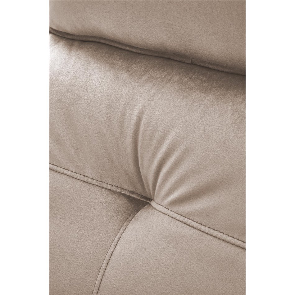 Electric recliner with massage function Hemiro, beige, H108-90x80x90-160cm, seat height 51-52cm