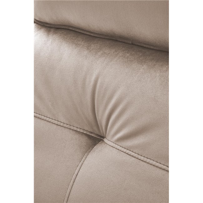 Electric recliner with massage function Hemiro, beige, H108-90x80x90-160cm, seat height 51-52cm