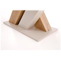 Extendable dining table Harandon, cremona oak/cream color,, 160-200x90cm H76cm 