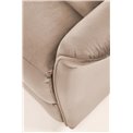 Electric recliner with massage function Hemiro, beige, H108-90x80x90-160cm, seat height 51-52cm