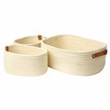 Basket set 3 Duo, 35x25xH12cm