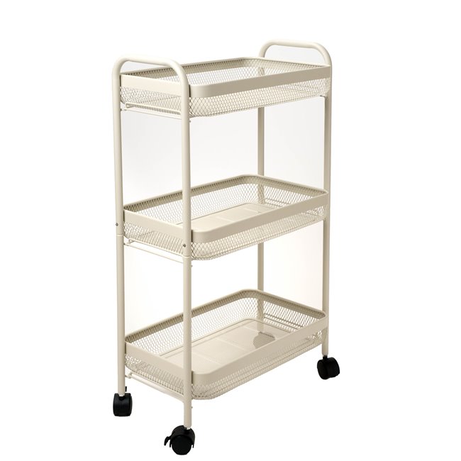 Metal trolley Mayaj, 46,5x26,5xH79,6cm