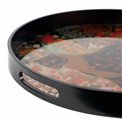 Decorative glass tray Fabro L, 39.5x39.5x4cm