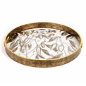 Decorative glass tray Fariete L, 39.5x39.5x4cm