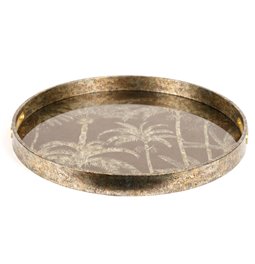 Decorative glass tray Fasano L, 45x5x4cm