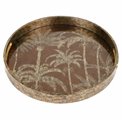 Decorative glass tray Fasano M, 36.7x36.7x4cm