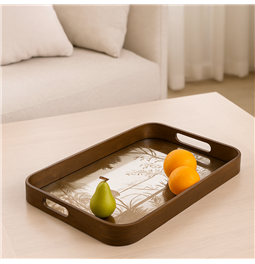 Decorative glass tray Fasty M, 27x42.5x4.5cm