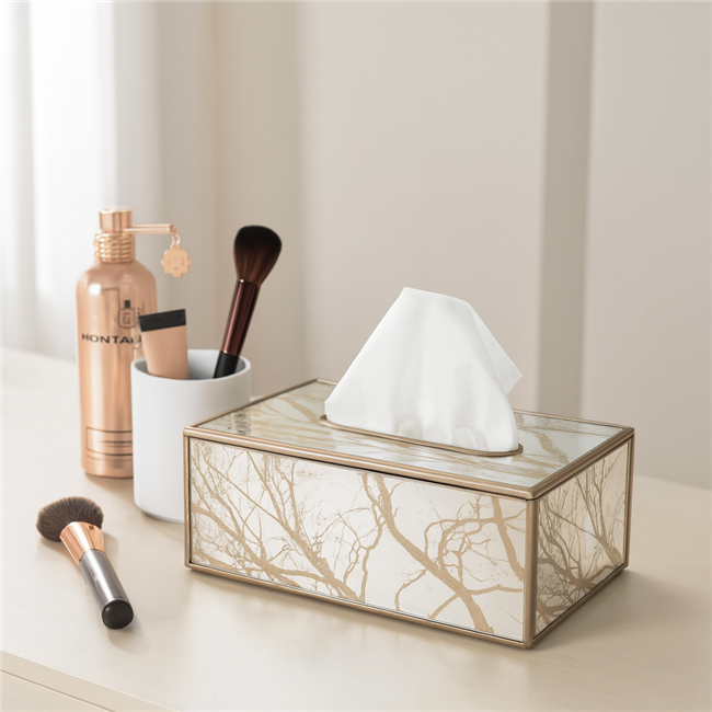 Plastic tissue box Fegen, 25x13.5x9.8cm