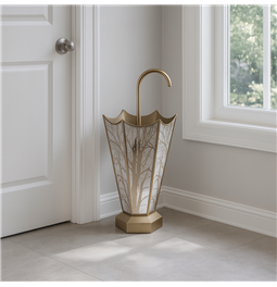 Umbrella stand Umbrella, silver, 33x29x65cm