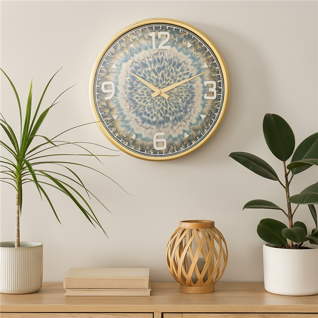 Wall clock Felton, D45x6.5cm