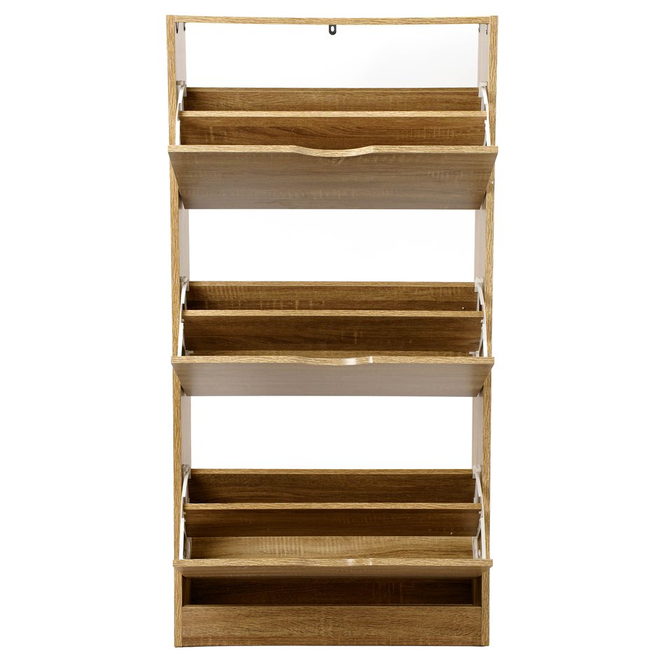 Shoe rack Chaus, natural, H119.5x60x23cm