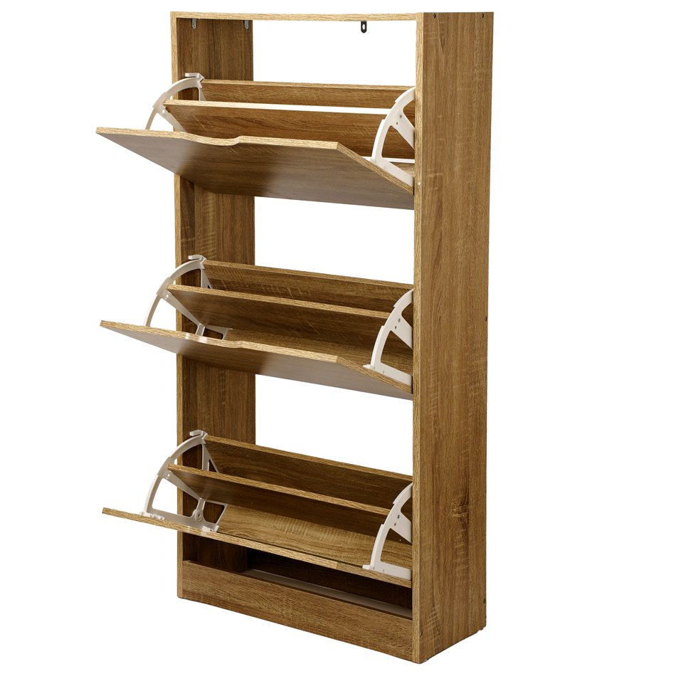 Shoe rack Chaus, natural, H119.5x60x23cm