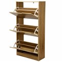 Shoe rack Chaus, natural, H119.5x60x23cm