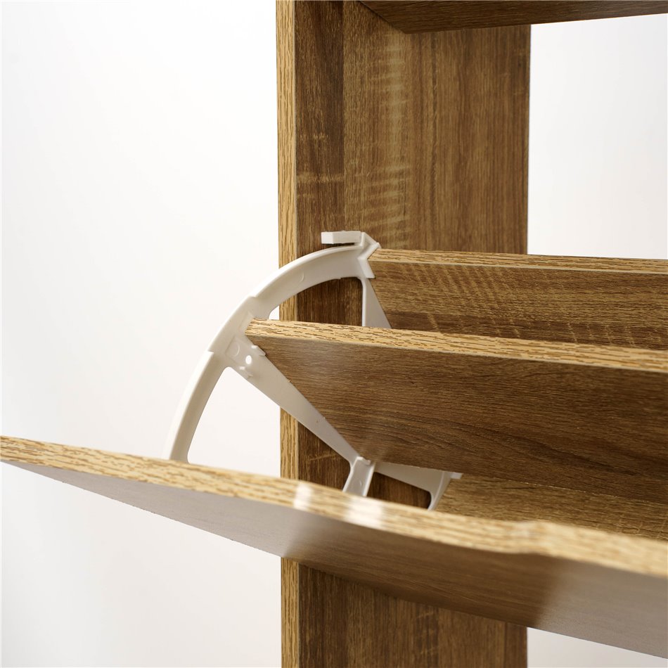Shoe rack Chaus, natural, H119.5x60x23cm