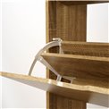 Shoe rack Chaus, natural, H119.5x60x23cm