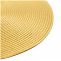 Placemat BRAID round, mustard, D38cm