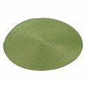 Placemat BRAID round, green, D38cm