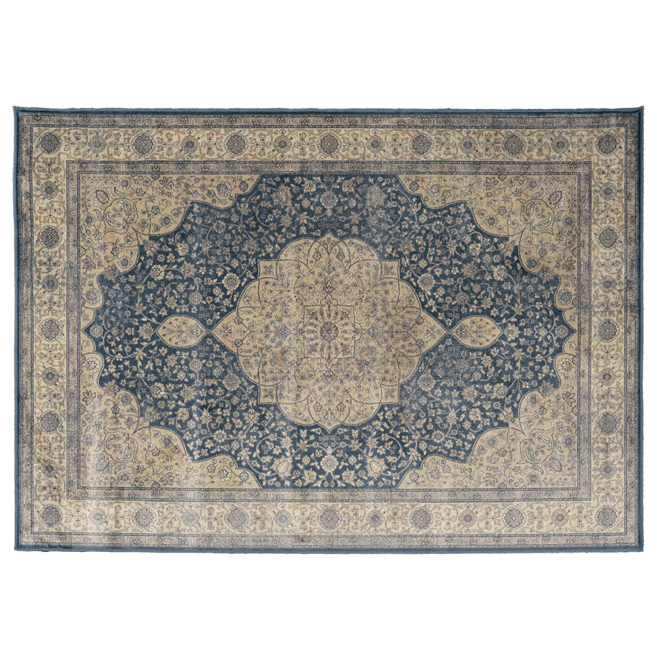 Carpet New Verner, beige/blue, 140x100cm