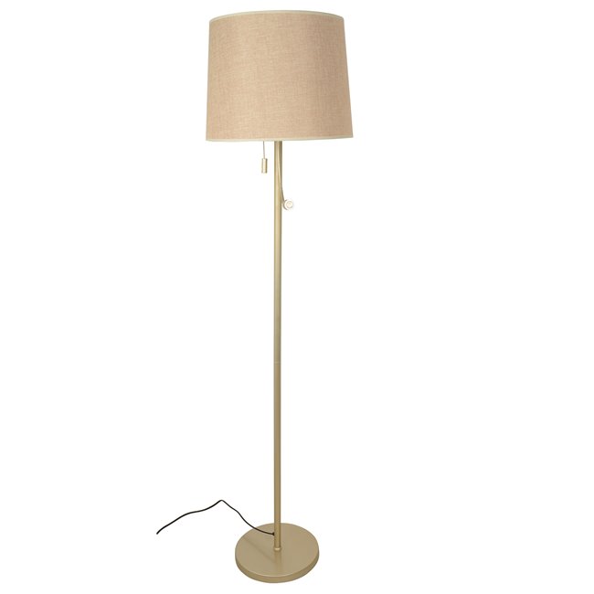Floor lamp Sarli with LED reading light, H166xD41cm, E27 60W(MAX), LED 1x1W