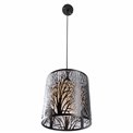Pendant lamp Labosca, black, E27 60W(MAX), H25-95cm, D25cm