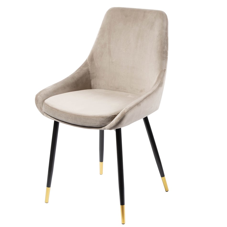 Chair Santana, light grey 10 SD, H85x42x38cm, seat height 47cm