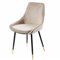 Chair Santana, light grey 10 SD, H85x42x38cm, seat height 47cm