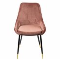 Chair Santana, pink 34 SD, H85x42x38cm, seat height 47cm