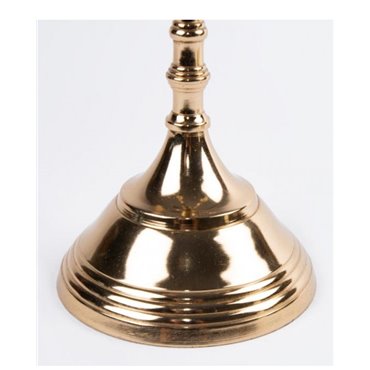 Candle holder Verena, champagne/golden, h40cm, D30cm