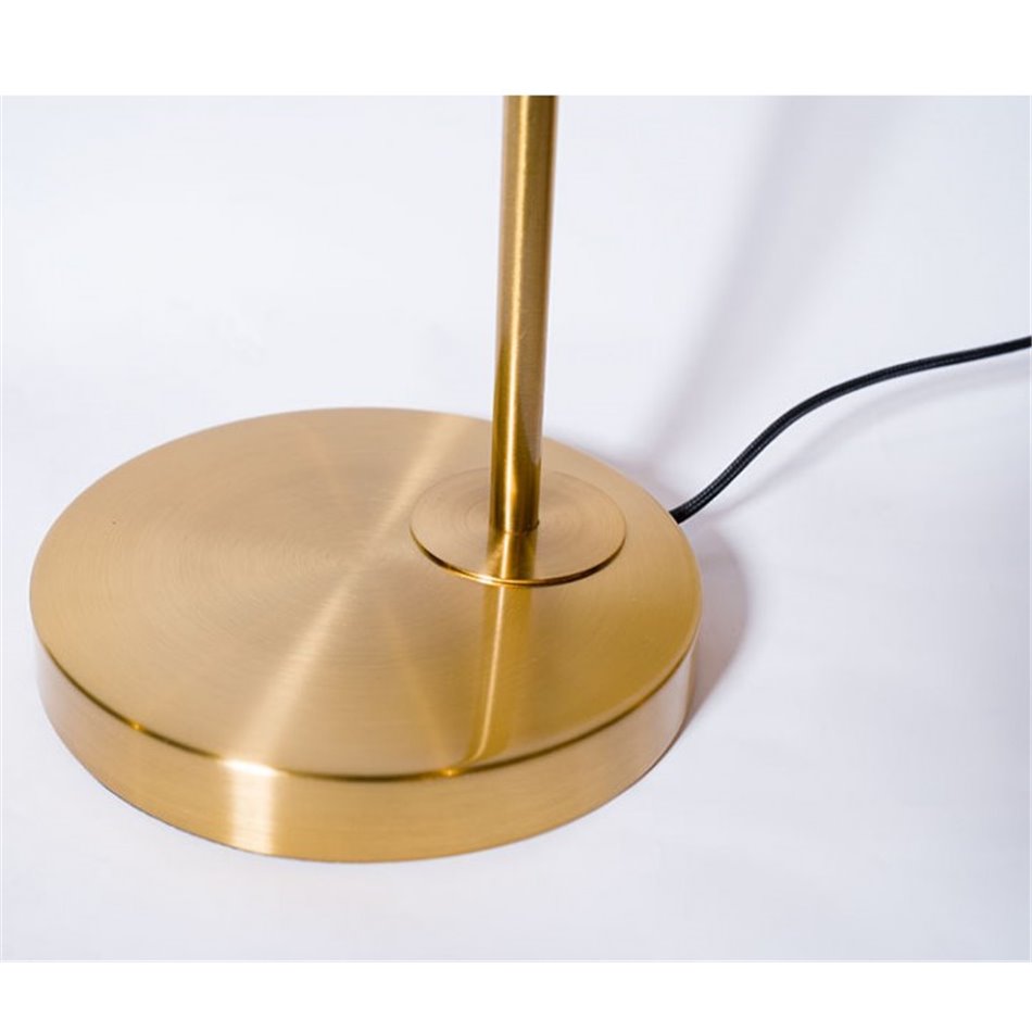Table lamp Segundo, brass color, E27 60W(MAX), H67cm D26cm