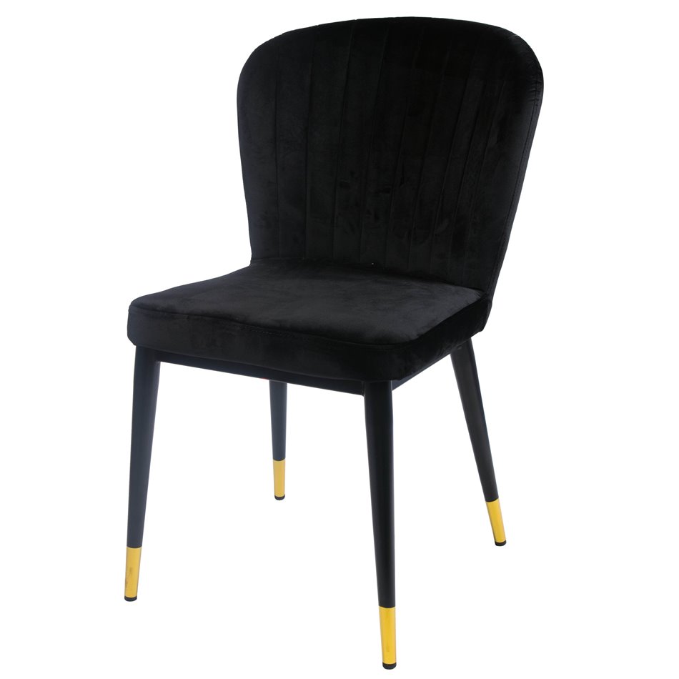 Chair Salem, black, H83x50x59cm, seat height 46cm
