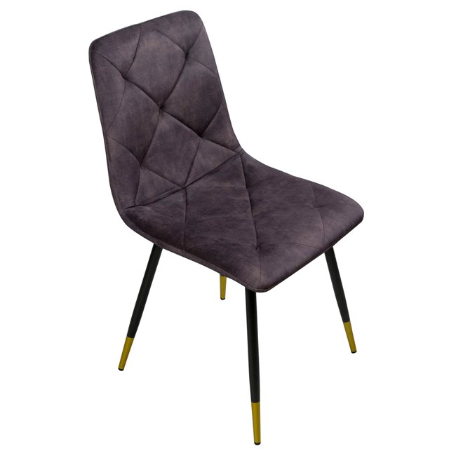 Dining chair Adore 28, dark grey-brown, H84.5x54.5x45cm, seat height 45cm