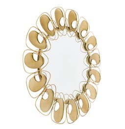 Mirror Torente, gold, D80x3cm