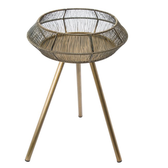 Table Lia, copper antique, H50xD32cm