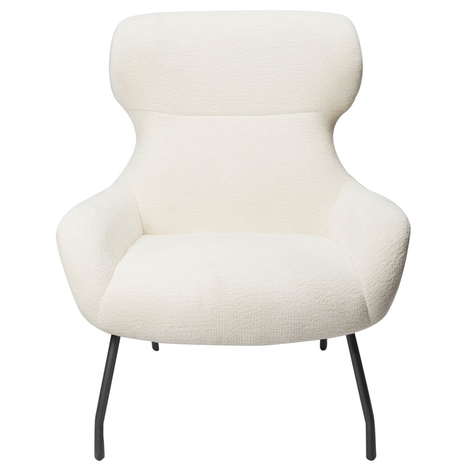 Armchair Julian, pearl white 102 SD, 78x82x100cm, seat height 44cm