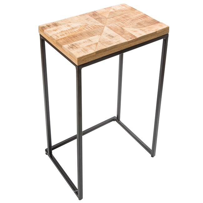 Side table Splita L, mango wood, H65x40x27cm