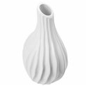Vase Gallipoli, white, H31cm, 19.5x16cm